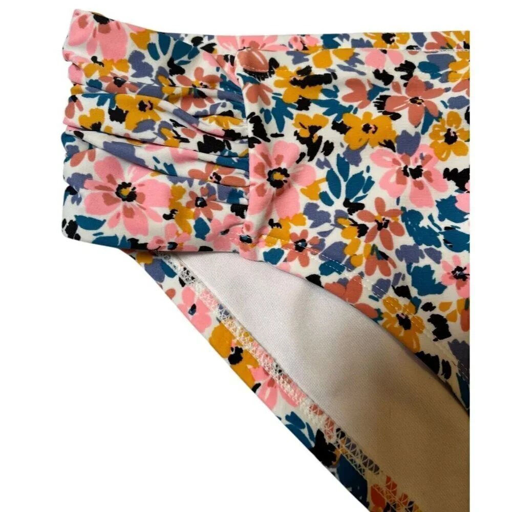 Xhilaration Floral Bikini Bottoms 14W
